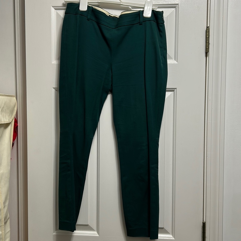 J Crew Minnie pants - size 6. Forest green